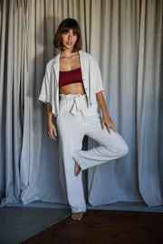 CROP SHIRT FICO NATURAL