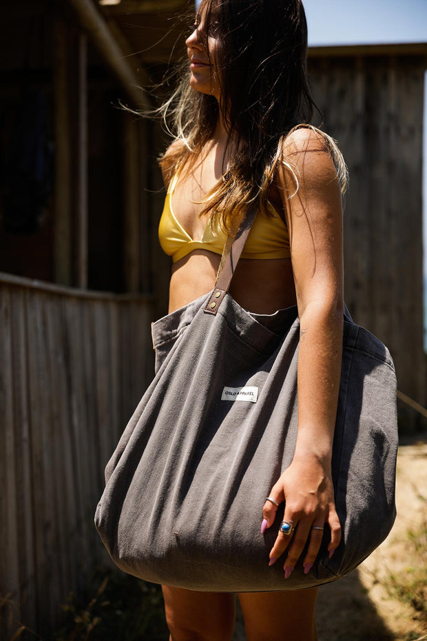 SACO DE PRAIA HIJIKI DARK GREY