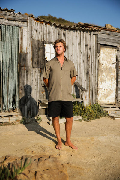 MOZUKO GREEN SHIRT