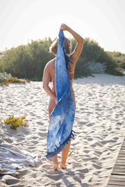 Oslo Sapphire beach towel