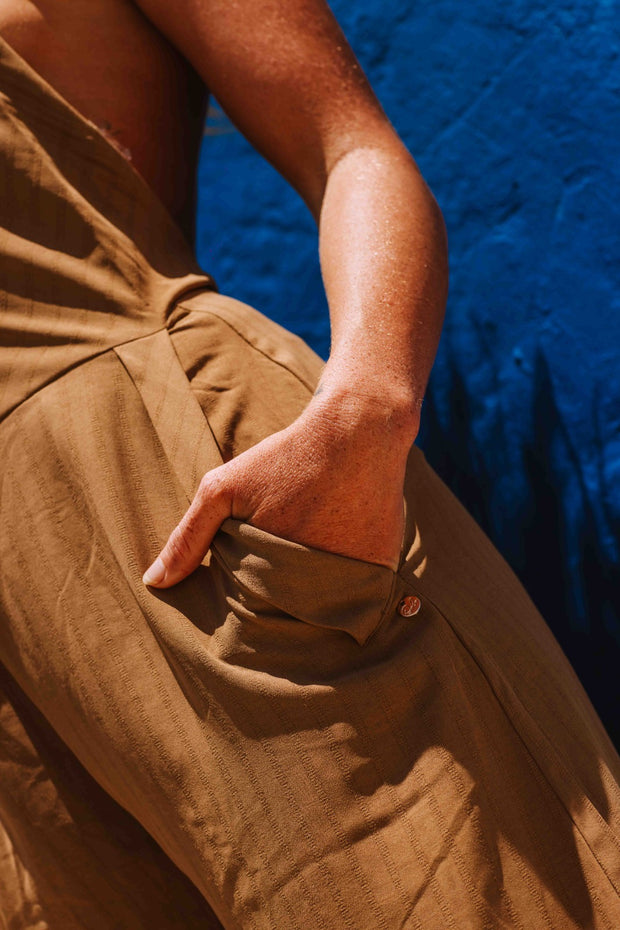 JUMPSUIT MALM LIGHT BROWN