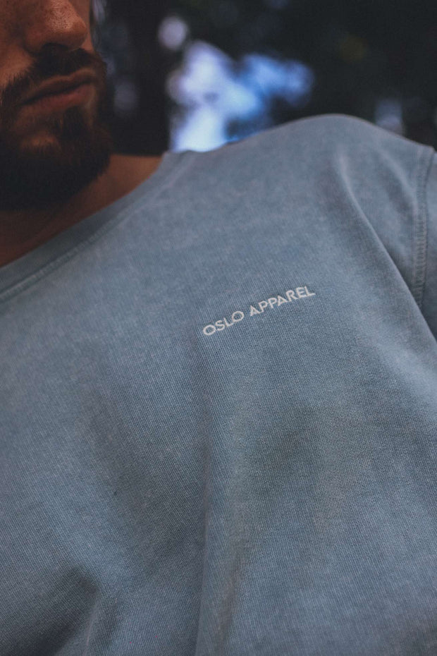 SWEATSHIRT PREWASHED CLOUD GREY