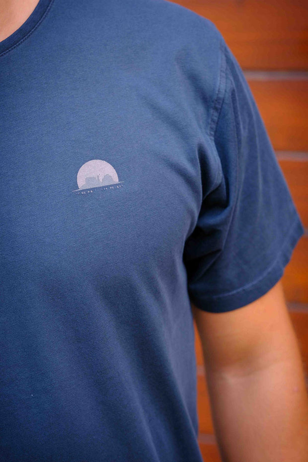 T-SHIRT SUNSET DARK BLUE