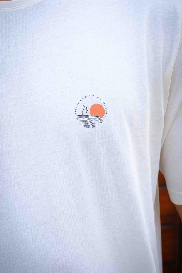 T-SHIRT LET`S GO WHITE