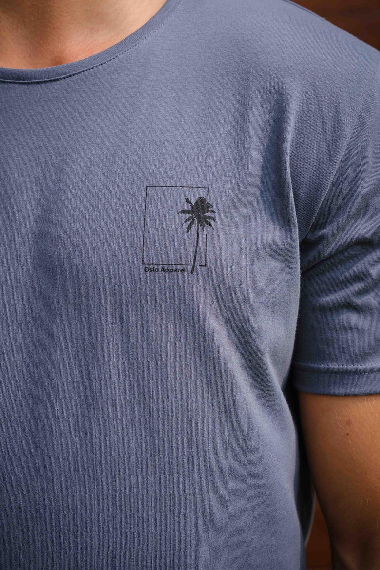 T-SHIRT PALMEIRA BLUE