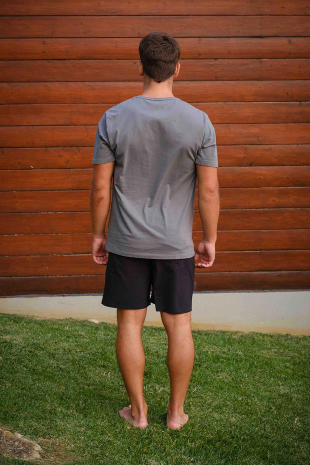 T-SHIRT POCKET GRAY
