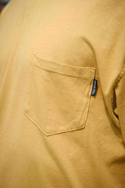 T-SHIRT POCKET MUSTARD