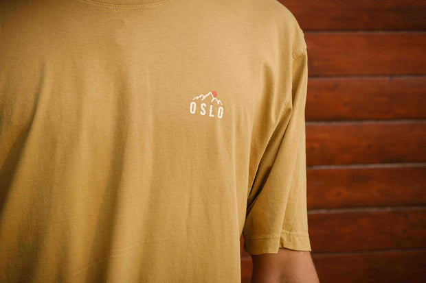 T-SHIRT TAKE ME HOME MUSTARD