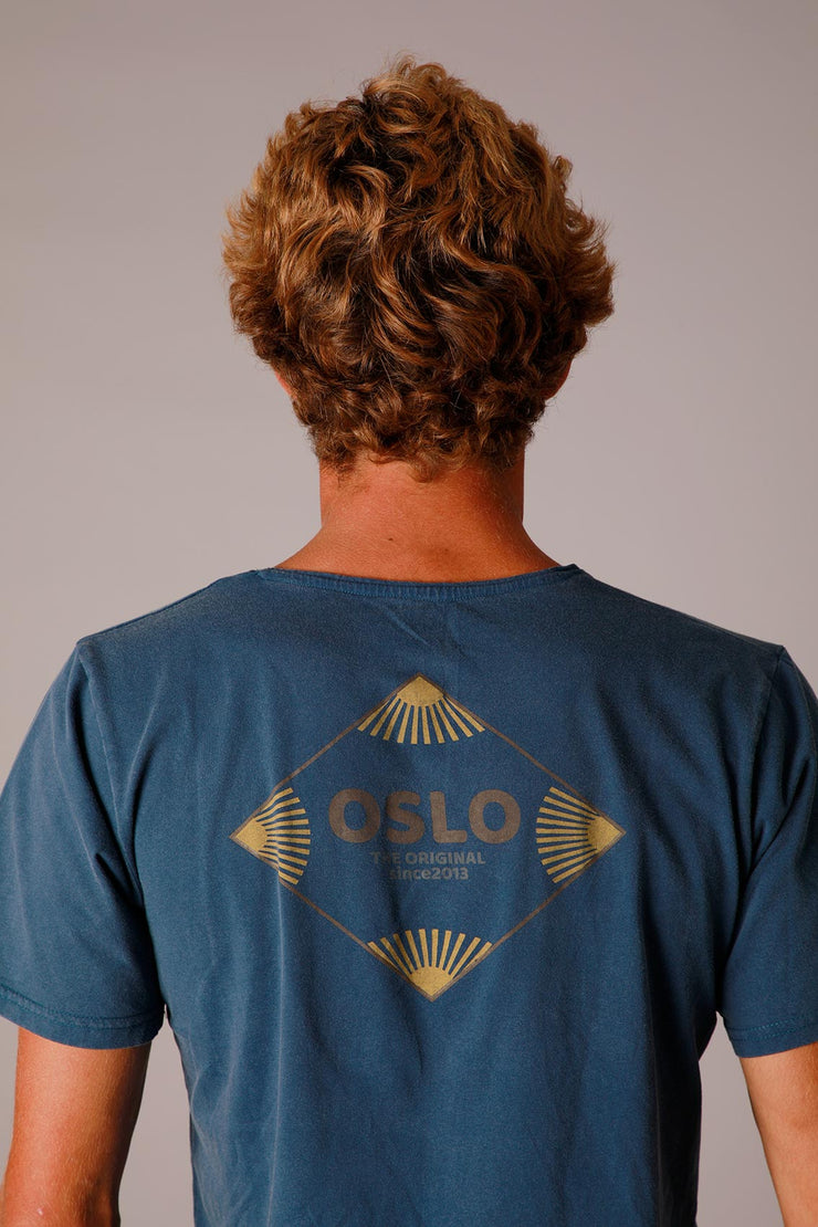 T-shirt Pré-lavada Oslo Backprint