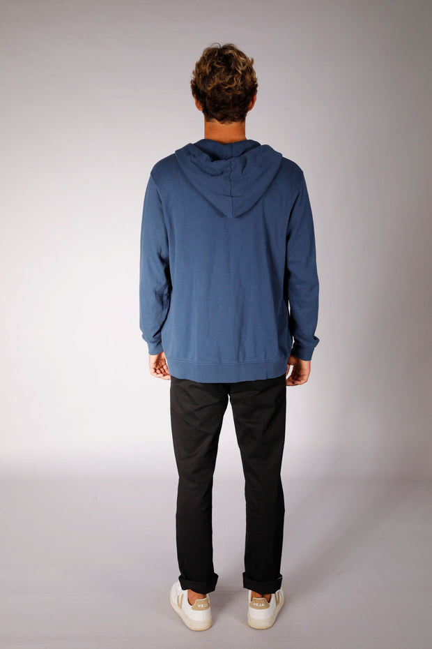 Casaco com zipper e gorro Valon