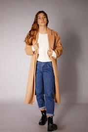 WOOL BLEND COAT BEIGE - I2004