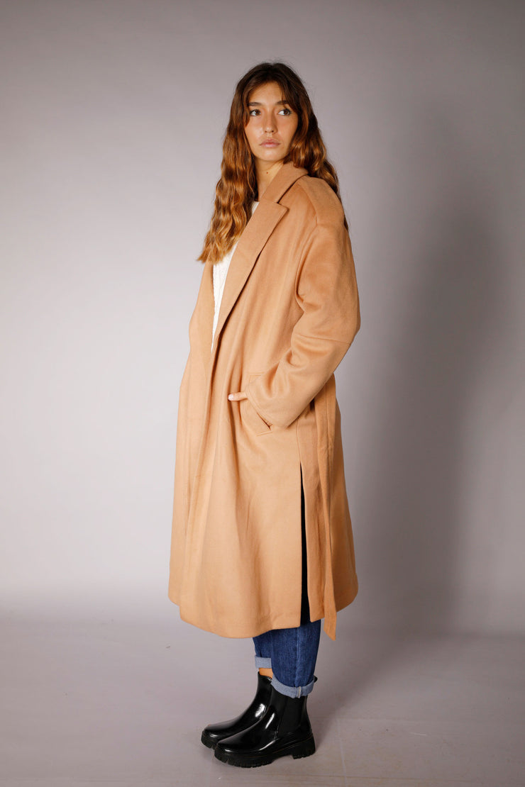 WOOL BLEND COAT BEIGE - I2004